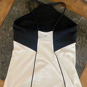 Lululemon athletica black and ivory tank